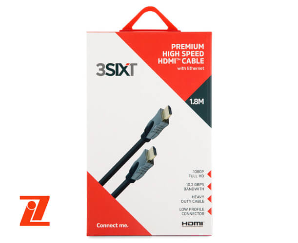 3SIXT 4K HDMI Cable - 1.8m
