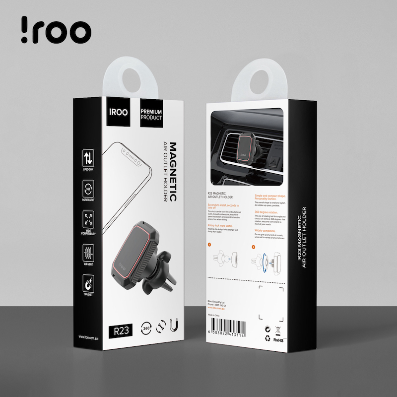 iRoo R23C Carbon Air outlet magnetic car holder