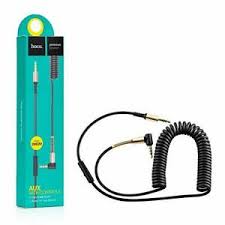 HOCO UPA02 AUX Spring Cable - Black