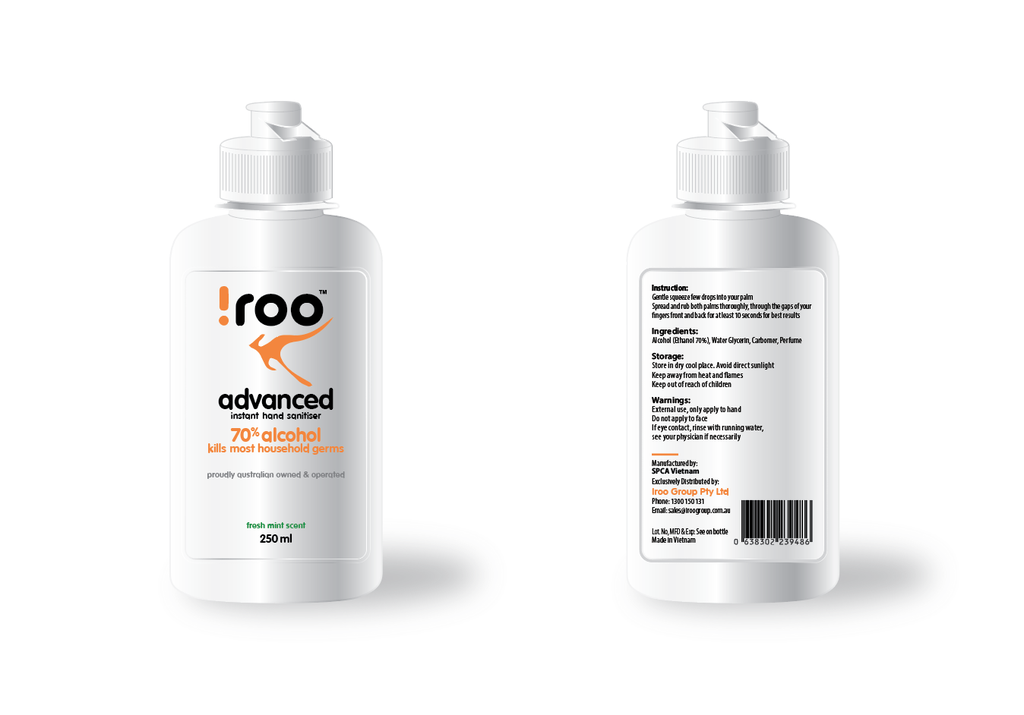 iRoo IS250 Hand Sanitiser - 250ml