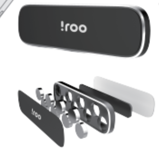 iRoo R1 Mag-Grip Anywhere Magnetic Universal Phone/Tablet Mount