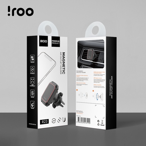 [R23] iRoo R23 | Super Strong Air outlet magnetic car holder