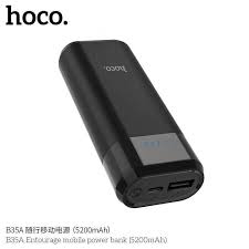 [B35A-B] Hoco B35A 5200 mAh Powerbank - Black