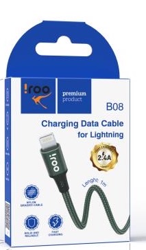 [B08L] iRoo B08 | 8 Pins Lightning USB Cable