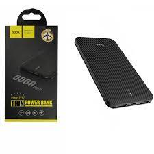 [B37] Hoco B37 | 5000mAh Thin Power Bank - Black