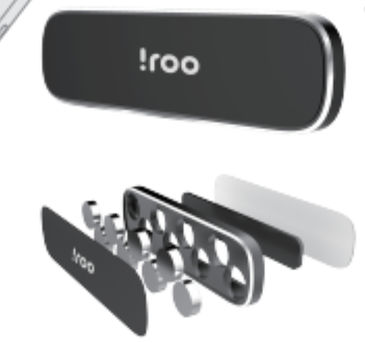 [R1] iRoo R1 Mag-Grip Anywhere Magnetic Universal Phone/Tablet Mount
